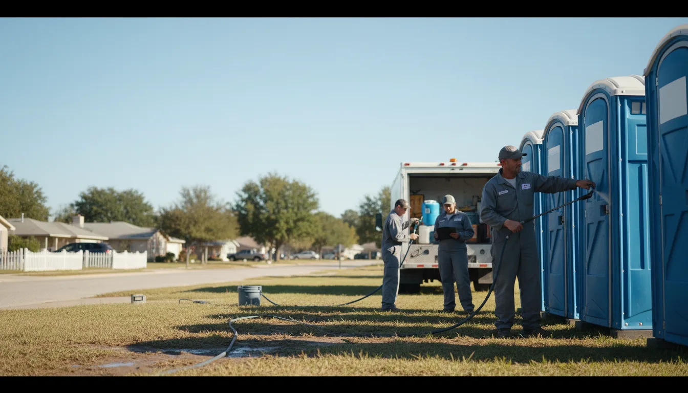 Long-Term Portable Toilet Rental in Eldena, IL near me